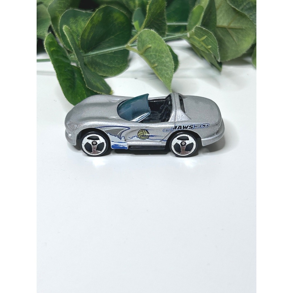 Hot Wheels Dodge Viper RT/10 Car 1:64 Silver Jaws Water‎ Polo Graphics
